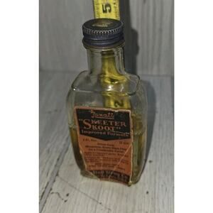 Antique Rexall Skeeter Skoot Glass Bottle 1/2 Full United Drug Co Boston StLouis